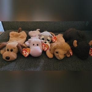 RARE Beanie Baby bundle! 5 Collectibles